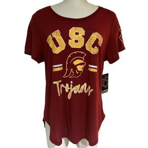USC Trojans Colosseum Athletics Scoop Neck Shirt Women's M New